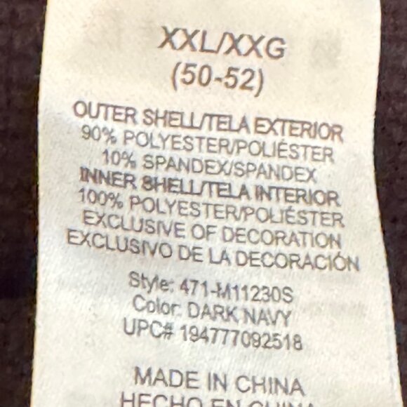 Free Country Navy Blue Medium/Heavy Weight Jacket Size XXL 50/52 - Picture 15 of 16